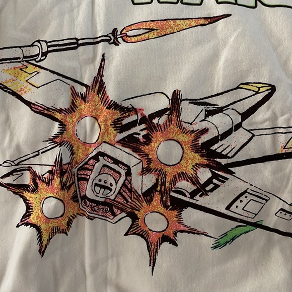 Disney 100 Star Wars Hoodie Sweatshirt Shirt Tie Fighter Falcon Hans Solo XXL - Picture 6 of 10